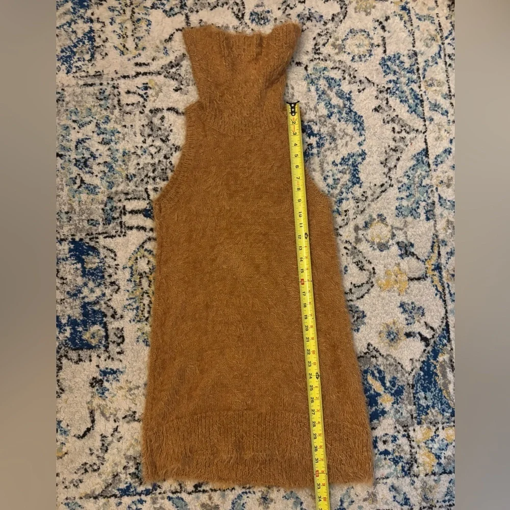 Show Me Your MuMu Sleeveless Fauna Dress Cognac Knit - Picture 7 of 9